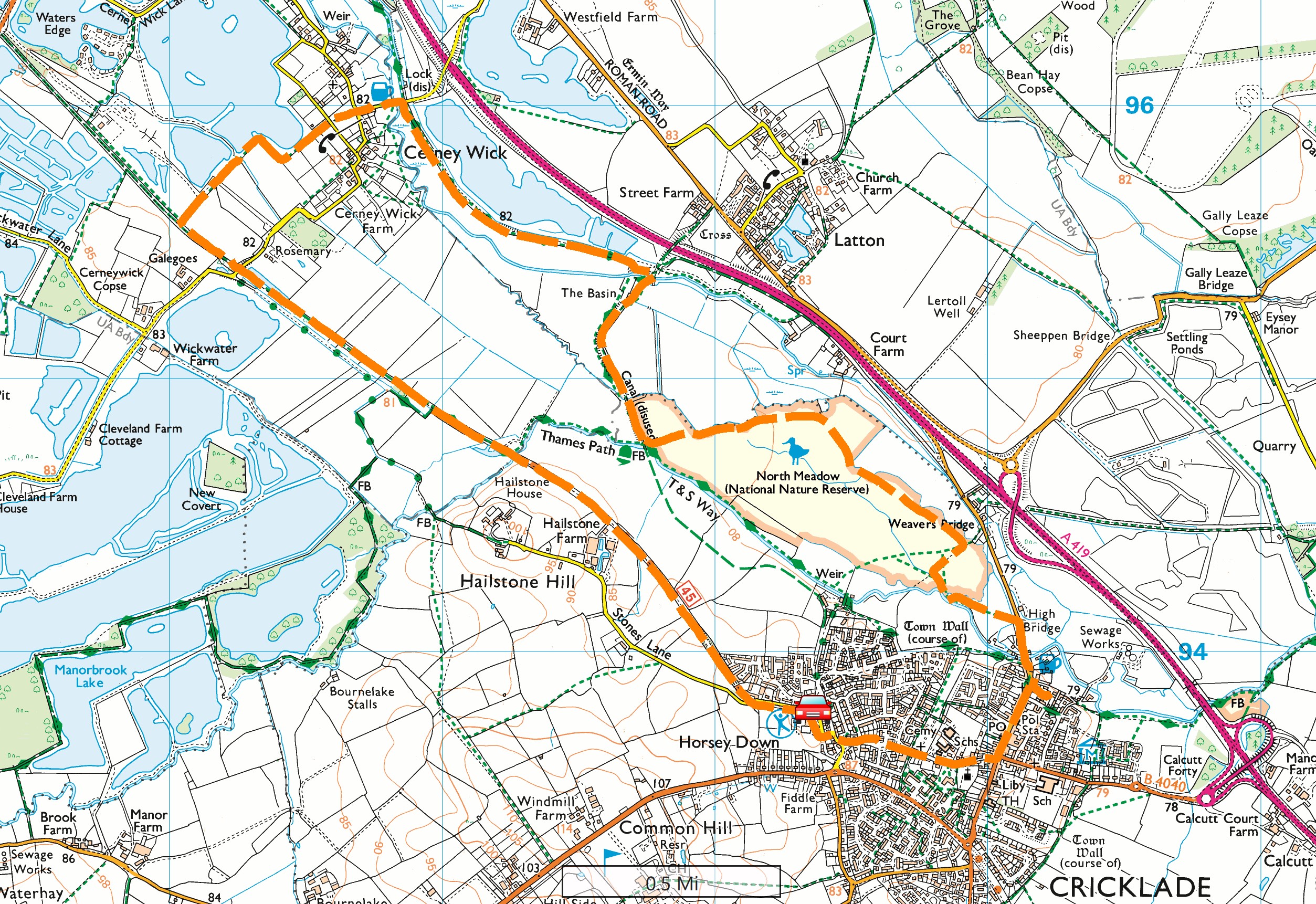 Map Easter Monday